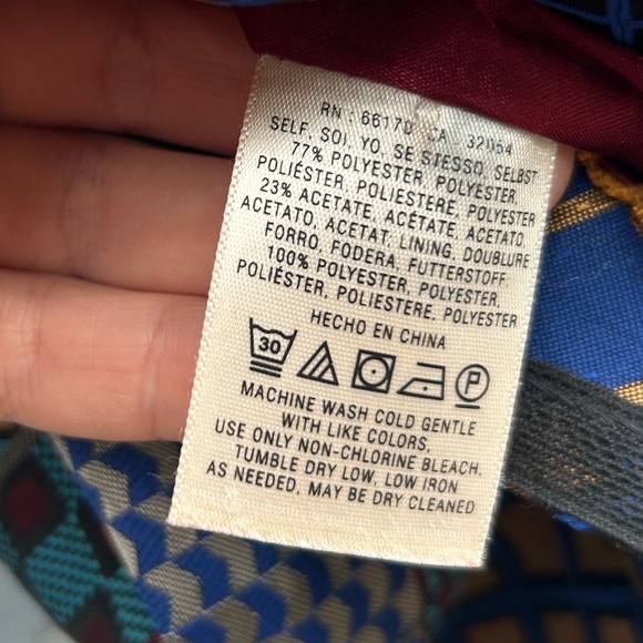 Maeve Multicolor Striped Pencil Skirt size 10 - Picture 9 of 10